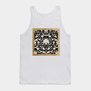 Gilded Intarsia Tank Top